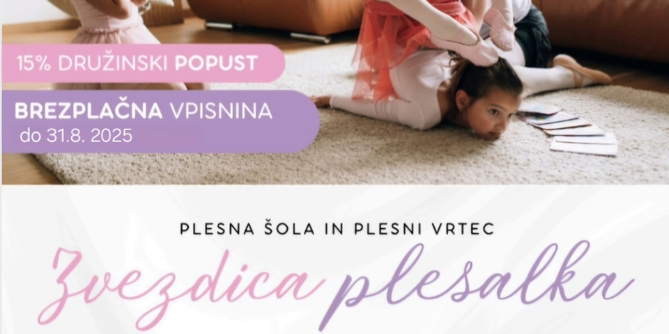 Zvezdica plesalka: vpis v novo sezono 2025/26
